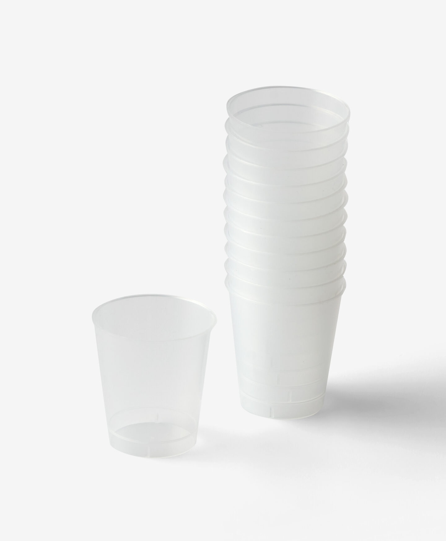 set dodici bicchieri trasparenti