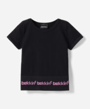t-shirt bekkin nera da bambina