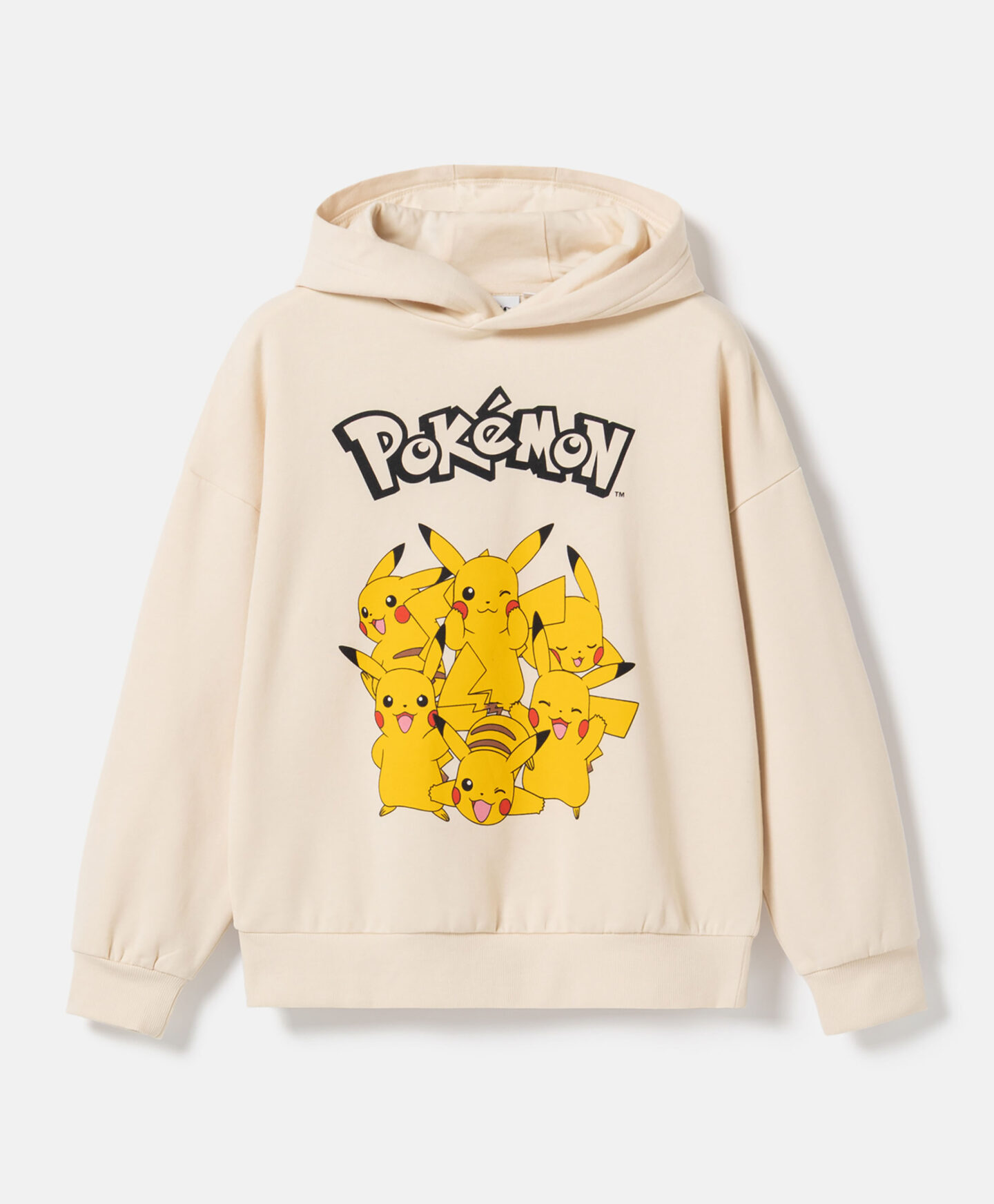 felpa beige pokémon da ragazza