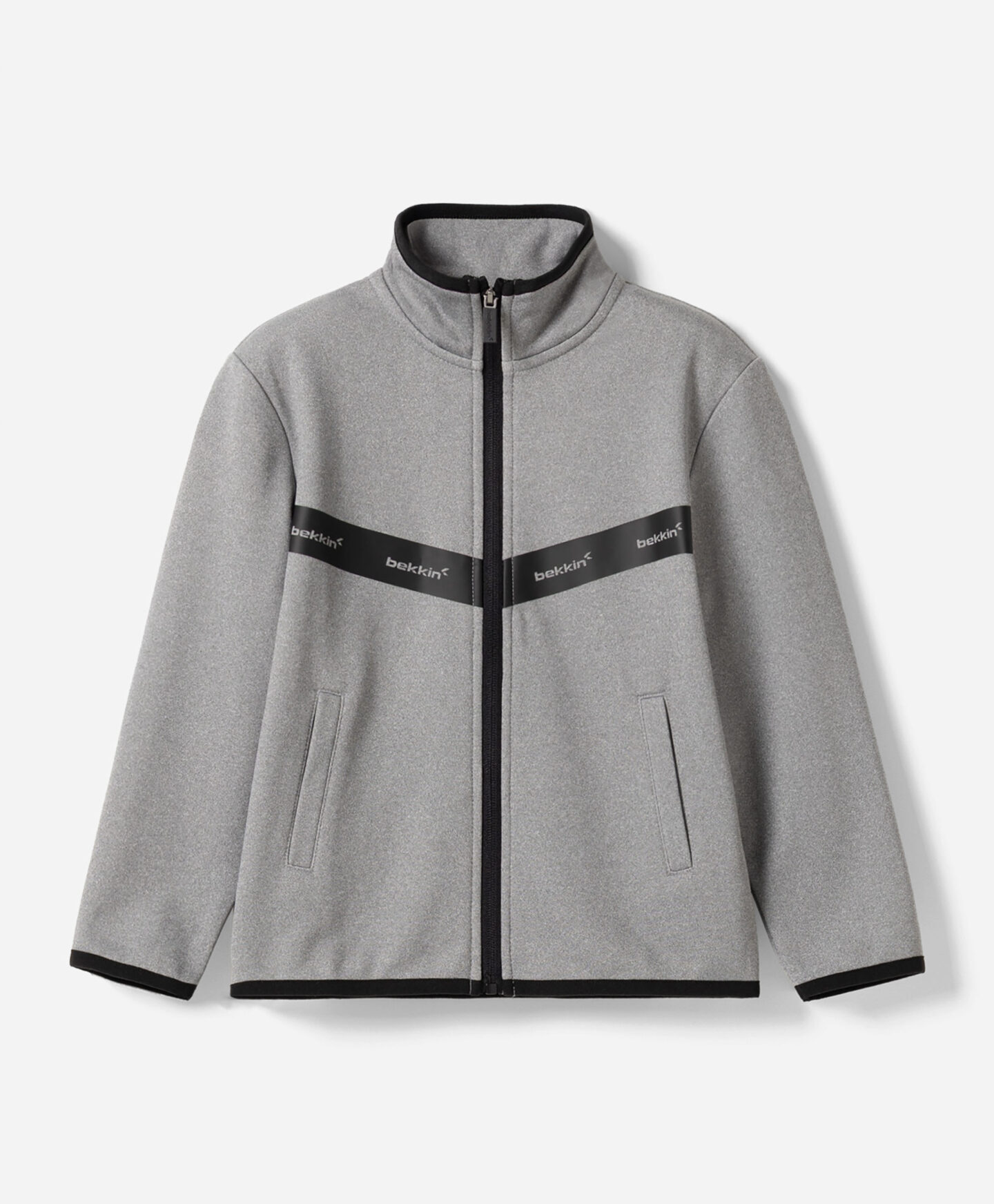 felpa bekkin con zip da bambino