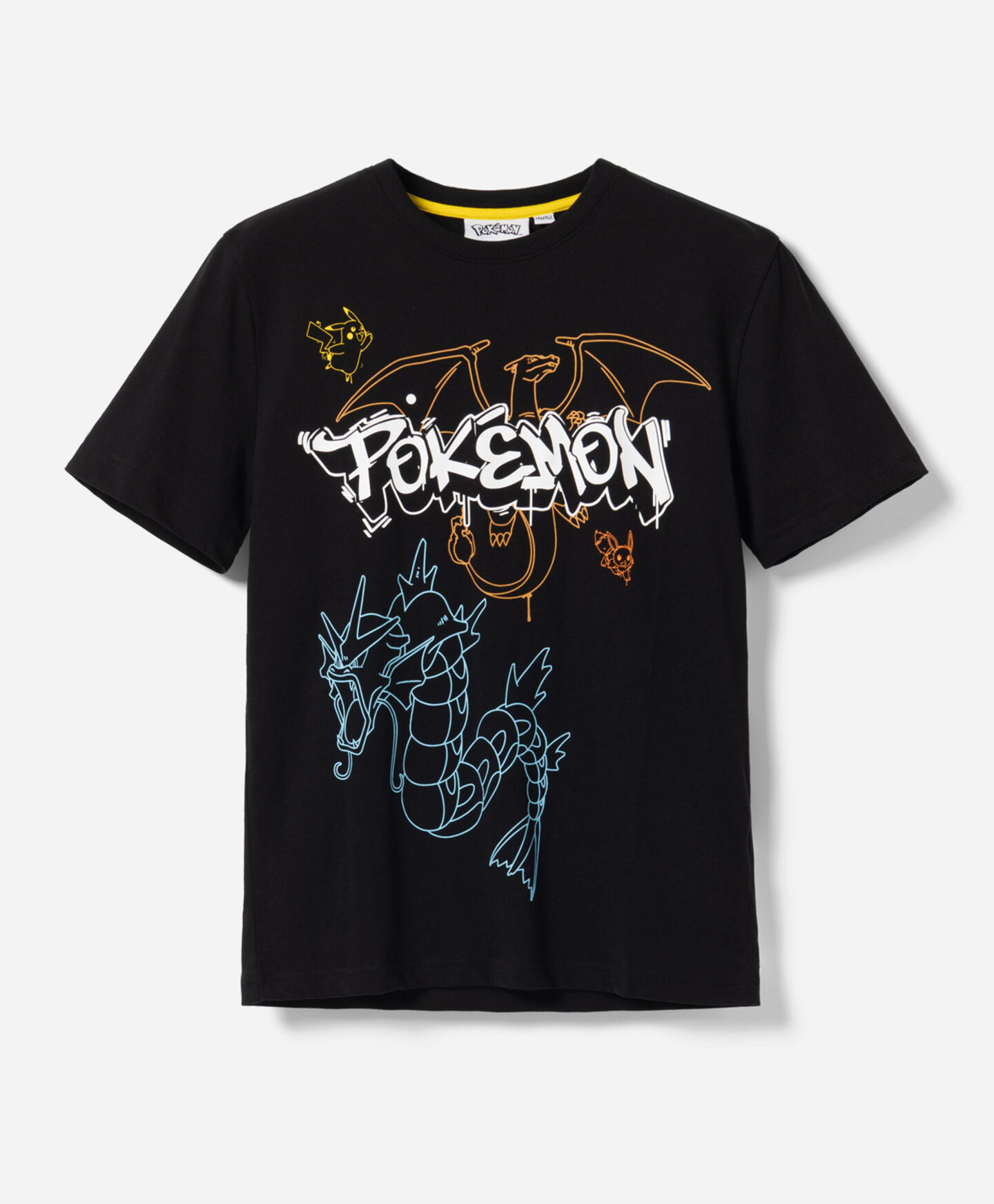 t-shirt nera pokémon da ragazzo