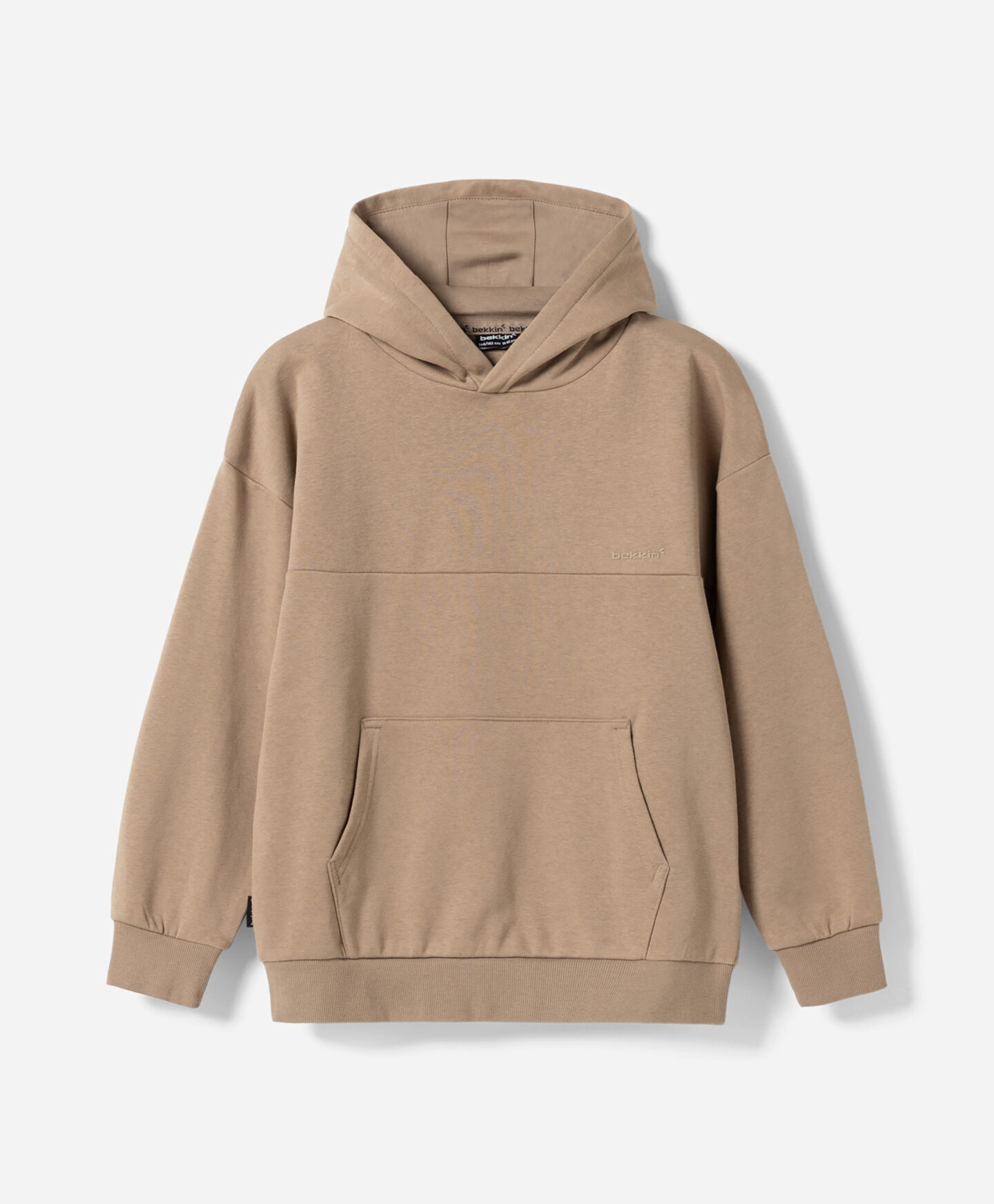 felpa beige bekkin da ragazzo