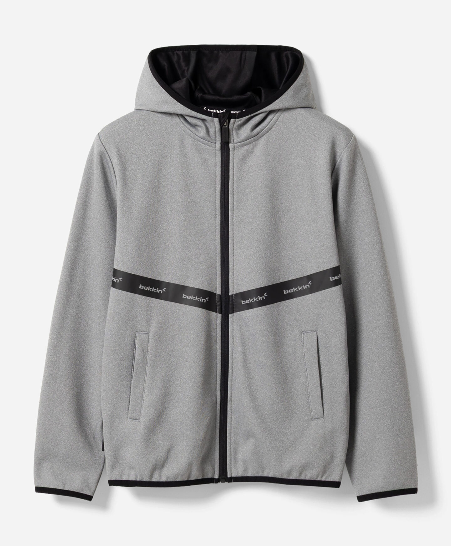 felpa bekkin grigia da ragazzo
