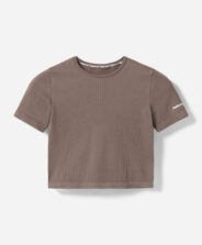 Koszulka dziewczęca Bekkin brązowa