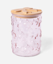 Szklany pojemnik w kokardy 3D