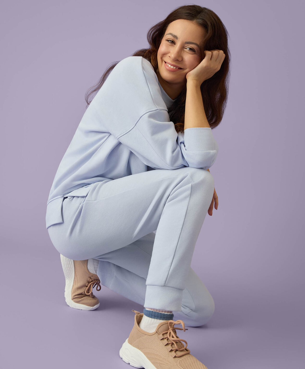 Spodnie sportowe damskie Bekkin niebieskie