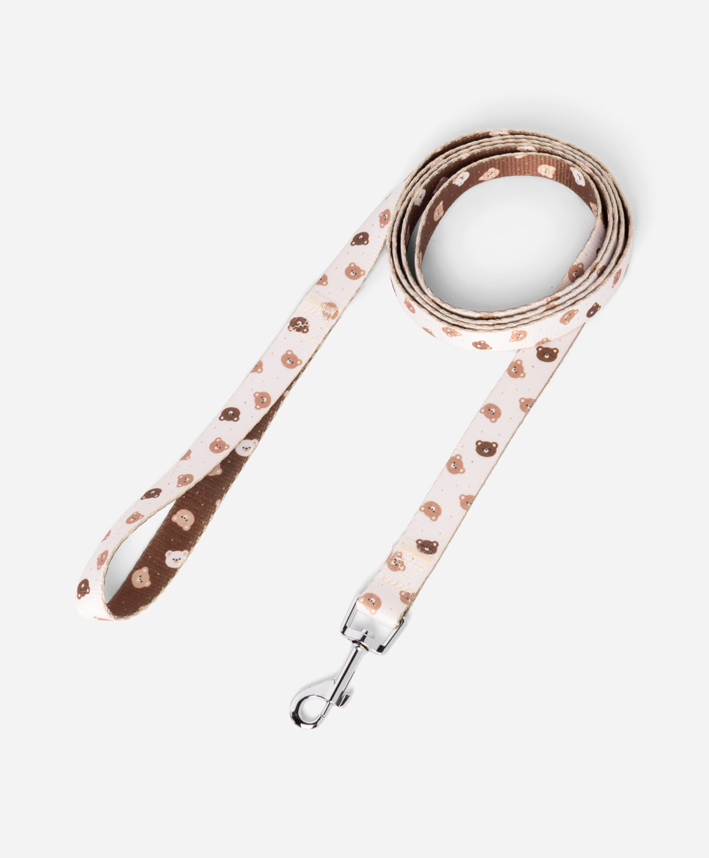 guinzaglio beige con orsetti