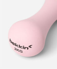 peso per palestra rosa da due kg