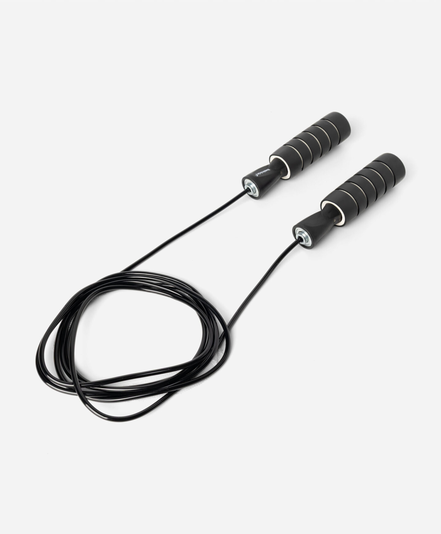 corda per saltare regolabile nera