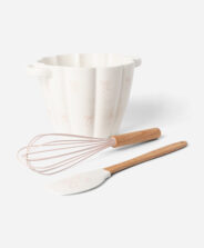 Miska ceramiczna z akcesoriami