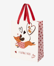 busta regalo con cucciolo