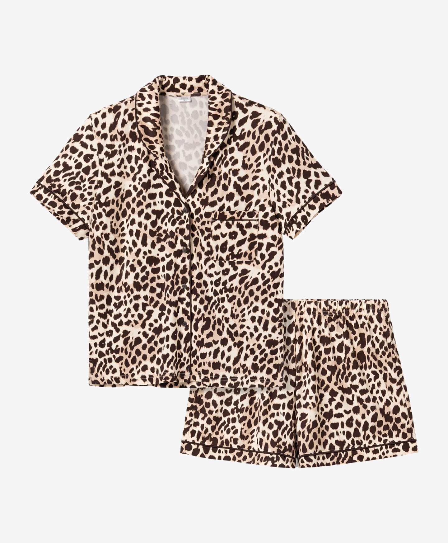 pigiama leopardato da donna