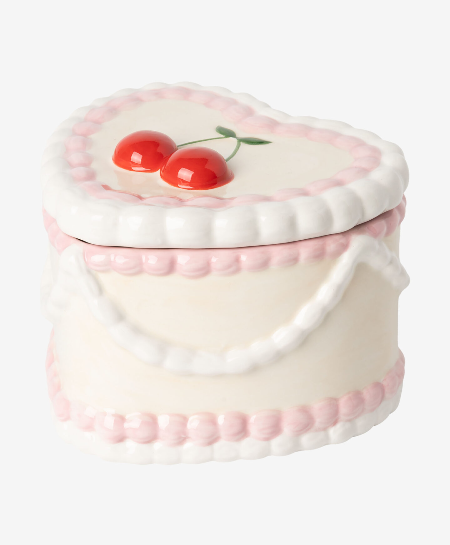 contenitore a cuore rosa