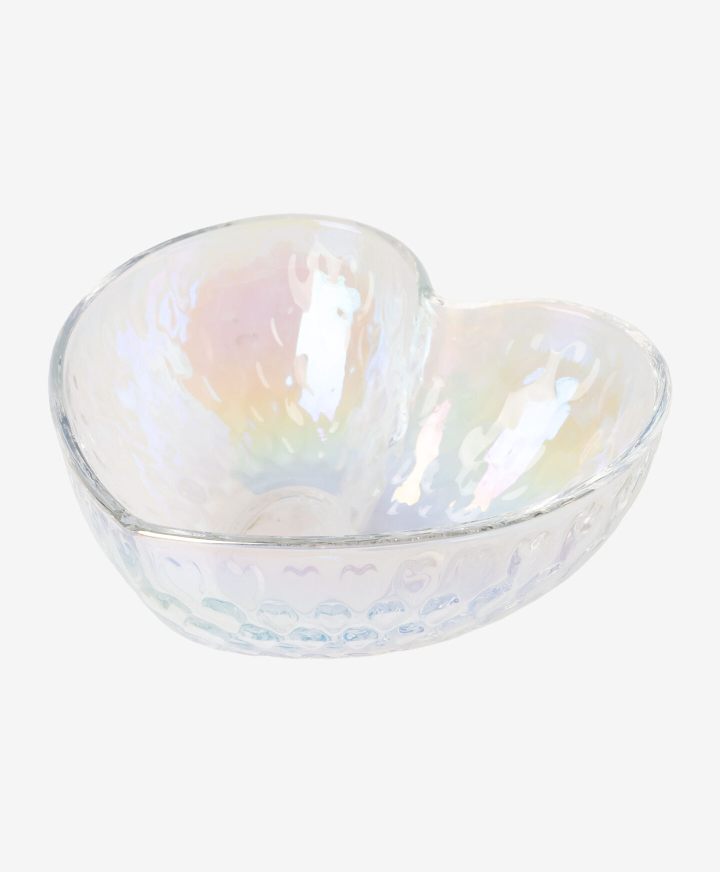 ciotola a cuore in vetro