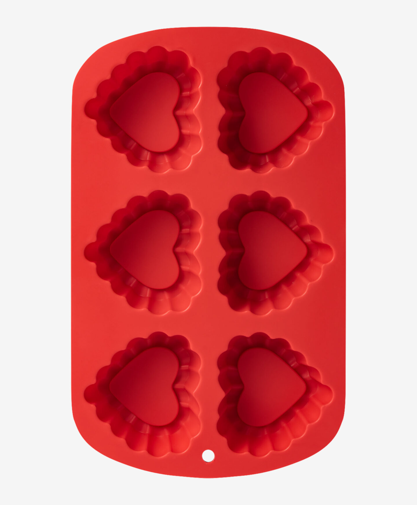 stampo a cuori in silicone