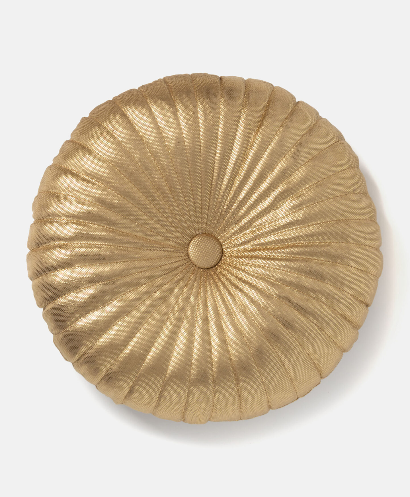 cuscino dorato rotondo