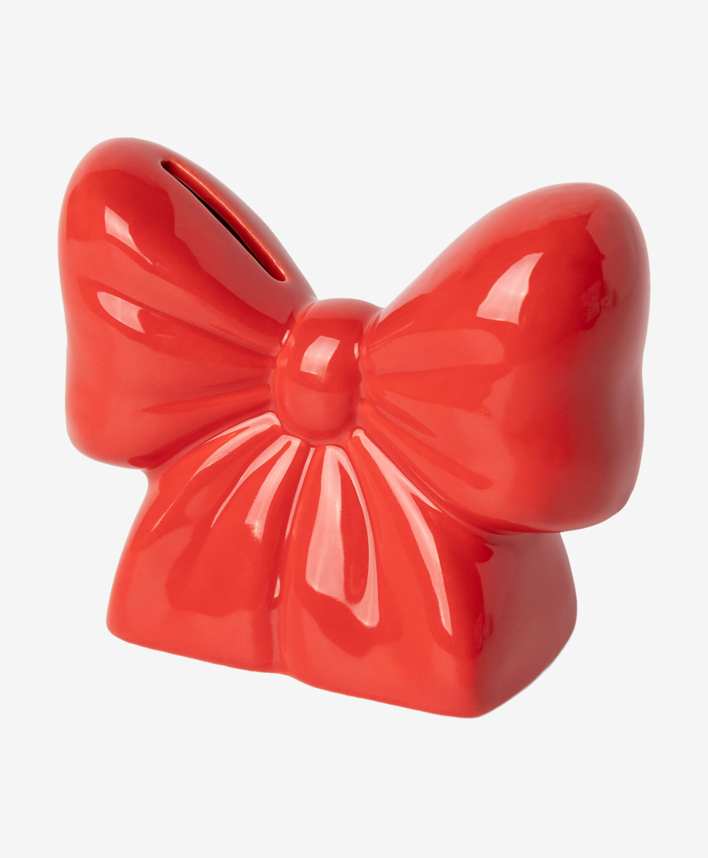 salvadanaio a fiocco rosso