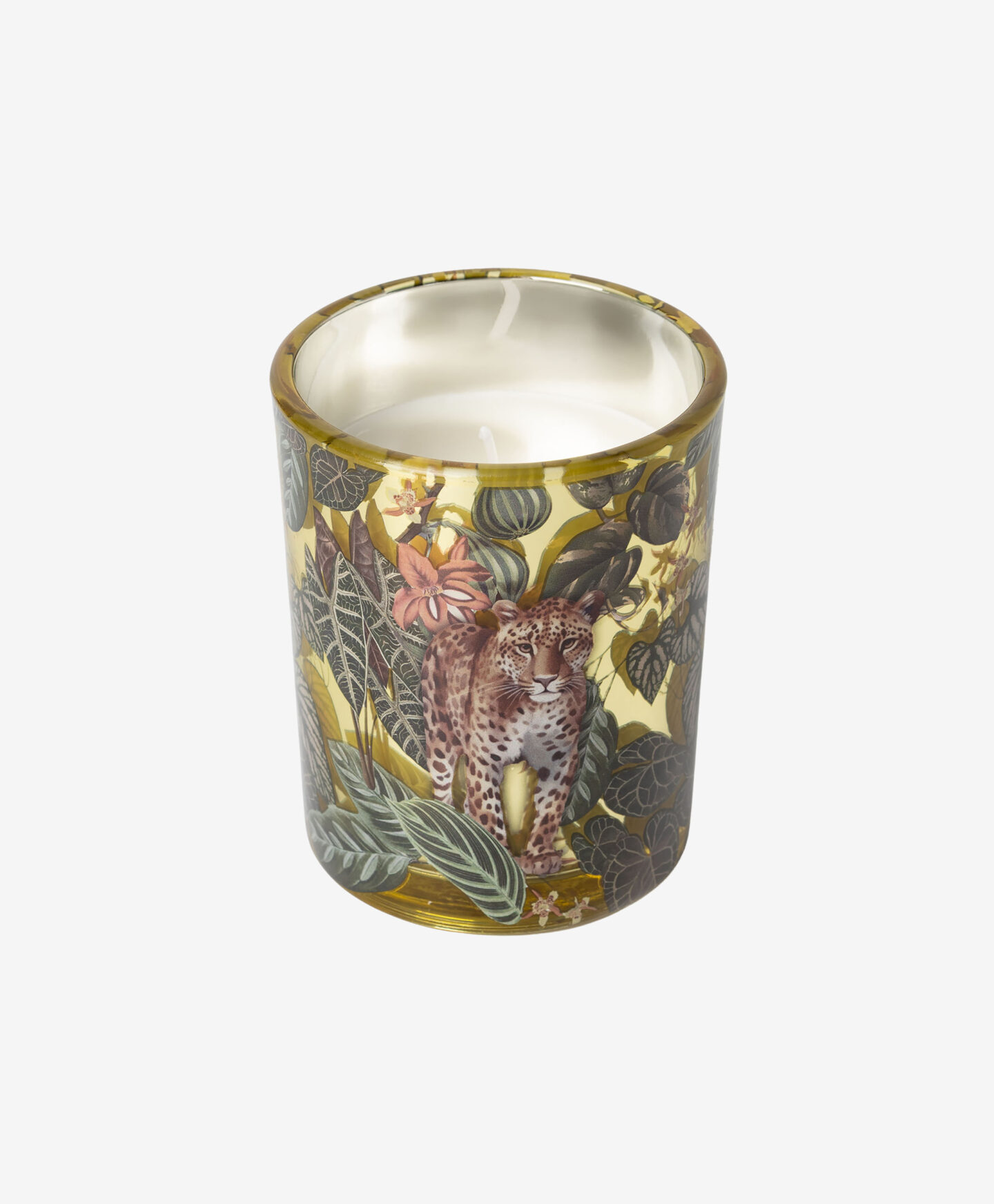 candela profumata in vetro