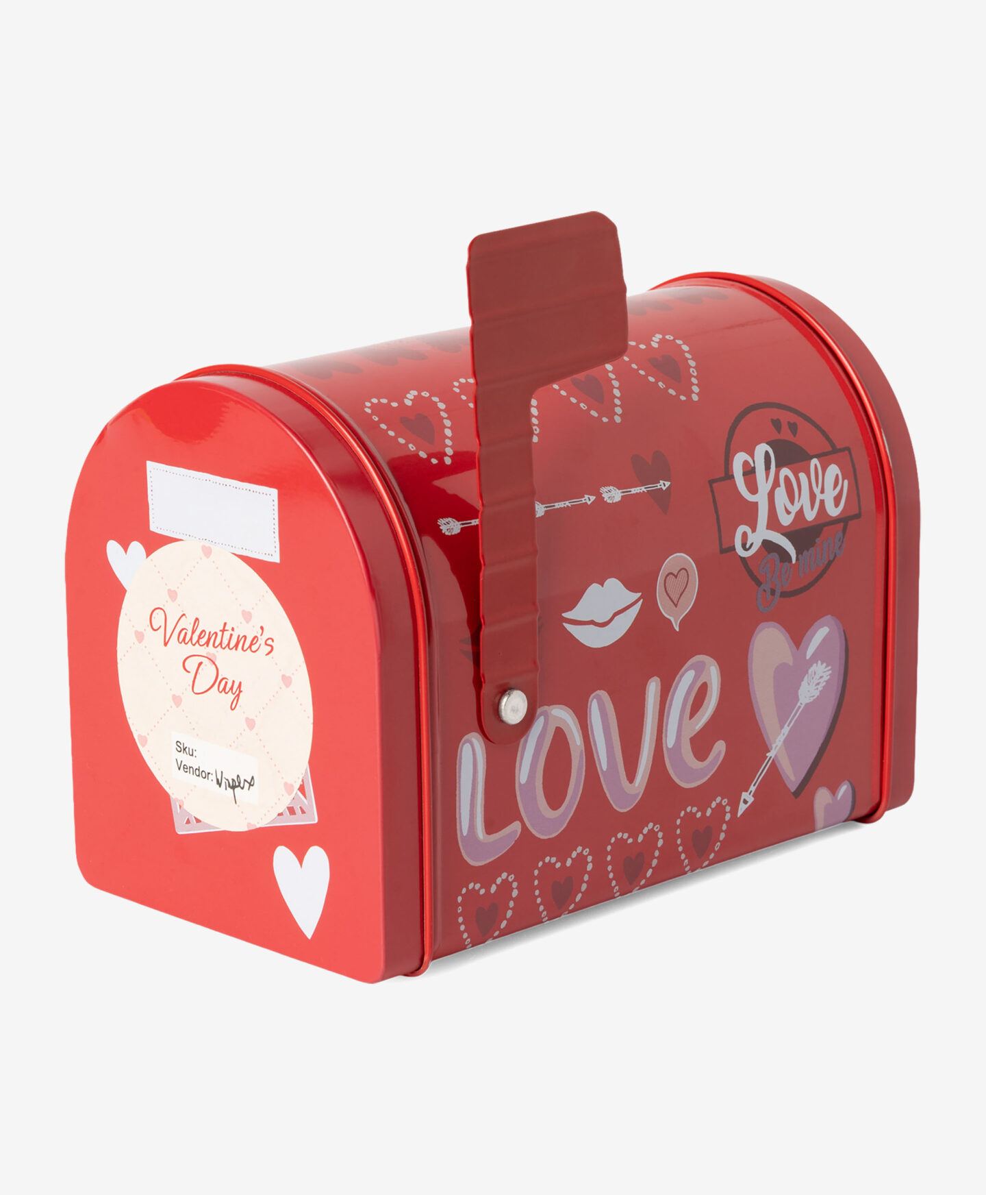 cassetta delle lettere rossa