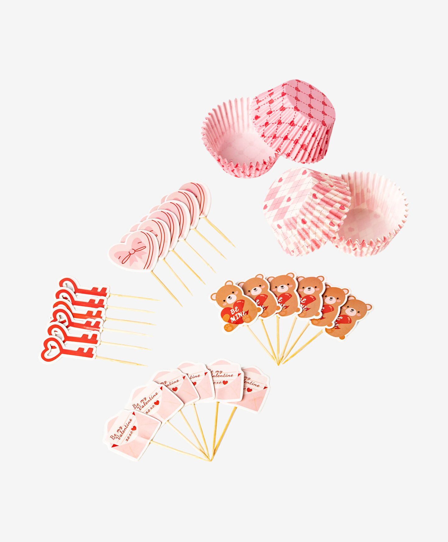 set decorativo per muffin